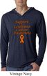 Support Leukemia Cancer Awareness Lightweight Hoodie Tee
