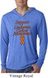 Support Leukemia Cancer Awareness Lightweight Hoodie Tee