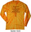 Support Leukemia Cancer Awareness Long Sleeve Tie Dye