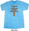 Support Leukemia Cancer Awareness Mineral Tie Dye Shirt