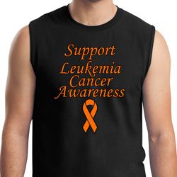 Support Leukemia Cancer Awareness Muscle Shirt