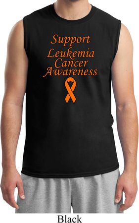 Support Leukemia Cancer Awareness Muscle Shirt