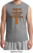 Support Leukemia Cancer Awareness Muscle Shirt