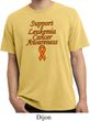 Support Leukemia Cancer Awareness Pigment Dyed T-shirt