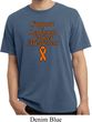 Support Leukemia Cancer Awareness Pigment Dyed T-shirt
