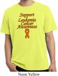 Support Leukemia Cancer Awareness Pigment Dyed T-shirt