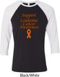 Support Leukemia Cancer Awareness Raglan Shirt