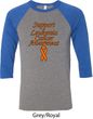 Support Leukemia Cancer Awareness Raglan Shirt