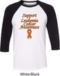 Support Leukemia Cancer Awareness Raglan Shirt