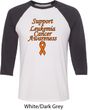 Support Leukemia Cancer Awareness Raglan Shirt
