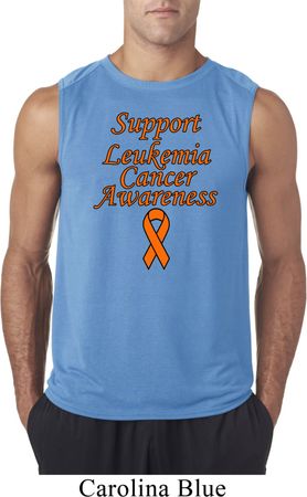 Support Leukemia Cancer Awareness Sleeveless Shirt