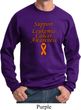Support Leukemia Cancer Awareness Sweatshirt