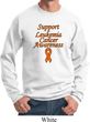 Support Leukemia Cancer Awareness Sweatshirt