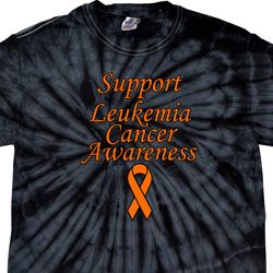 Support Leukemia Cancer Awareness Tie Dye Shirt