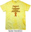 Support Leukemia Cancer Awareness Tie Dye Shirt