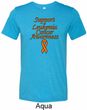 Support Leukemia Cancer Awareness Tri Blend Tee