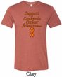 Support Leukemia Cancer Awareness Tri Blend Tee