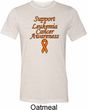 Support Leukemia Cancer Awareness Tri Blend Tee