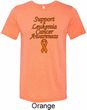 Support Leukemia Cancer Awareness Tri Blend Tee