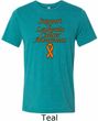 Support Leukemia Cancer Awareness Tri Blend Tee