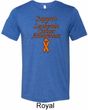 Support Leukemia Cancer Awareness Tri Blend Tee