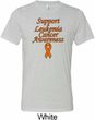 Support Leukemia Cancer Awareness Tri Blend Tee