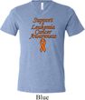 Support Leukemia Cancer Awareness Tri Blend V-neck