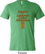 Support Leukemia Cancer Awareness Tri Blend V-neck