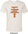 Support Leukemia Cancer Awareness Tri Blend V-neck
