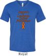 Support Leukemia Cancer Awareness Tri Blend V-neck