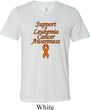 Support Leukemia Cancer Awareness Tri Blend V-neck