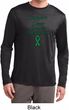 Support Liver Cancer Awareness Dry Wicking Long Sleeve