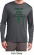 Support Liver Cancer Awareness Dry Wicking Long Sleeve