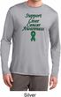 Support Liver Cancer Awareness Dry Wicking Long Sleeve