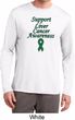 Support Liver Cancer Awareness Dry Wicking Long Sleeve