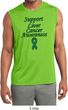 Support Liver Cancer Awareness Dry Wicking Sleeveless Shirt