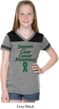 Support Liver Cancer Awareness Girls Football Tee