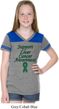 Support Liver Cancer Awareness Girls Football Tee