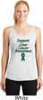 Support Liver Cancer Awareness Ladies Dry Wicking Racerback