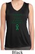 Support Liver Cancer Awareness Ladies Dry Wicking Sleeveless Shirt