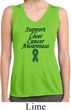 Support Liver Cancer Awareness Ladies Dry Wicking Sleeveless Shirt