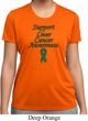 Support Liver Cancer Awareness Ladies Dry Wicking T-shirt