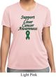 Support Liver Cancer Awareness Ladies Dry Wicking T-shirt