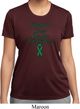 Support Liver Cancer Awareness Ladies Dry Wicking T-shirt