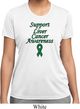 Support Liver Cancer Awareness Ladies Dry Wicking T-shirt