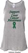 Support Liver Cancer Awareness Ladies Flowy Racerback