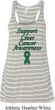 Support Liver Cancer Awareness Ladies Flowy Racerback