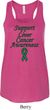 Support Liver Cancer Awareness Ladies Flowy Racerback