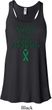 Support Liver Cancer Awareness Ladies Flowy Racerback