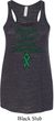 Support Liver Cancer Awareness Ladies Flowy Racerback